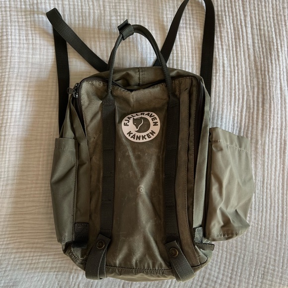 Graphite Fjallraven Kanken 15” Laptop Backpack with Water Bottle Holder